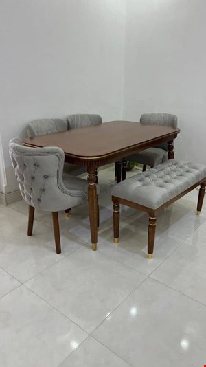 میز غذاخوری(نهارخوری)شش نفره کد ۶۰۷