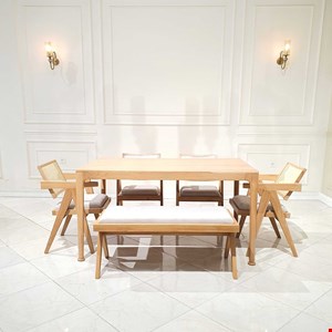 میز غذاخوری(نهارخوری)شش نفره کد ۶۲۰